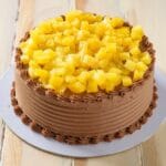 Chocolate Pineapple Cake (8”)